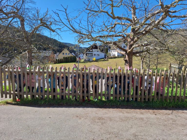 Klasse 1 genießt den Frühling