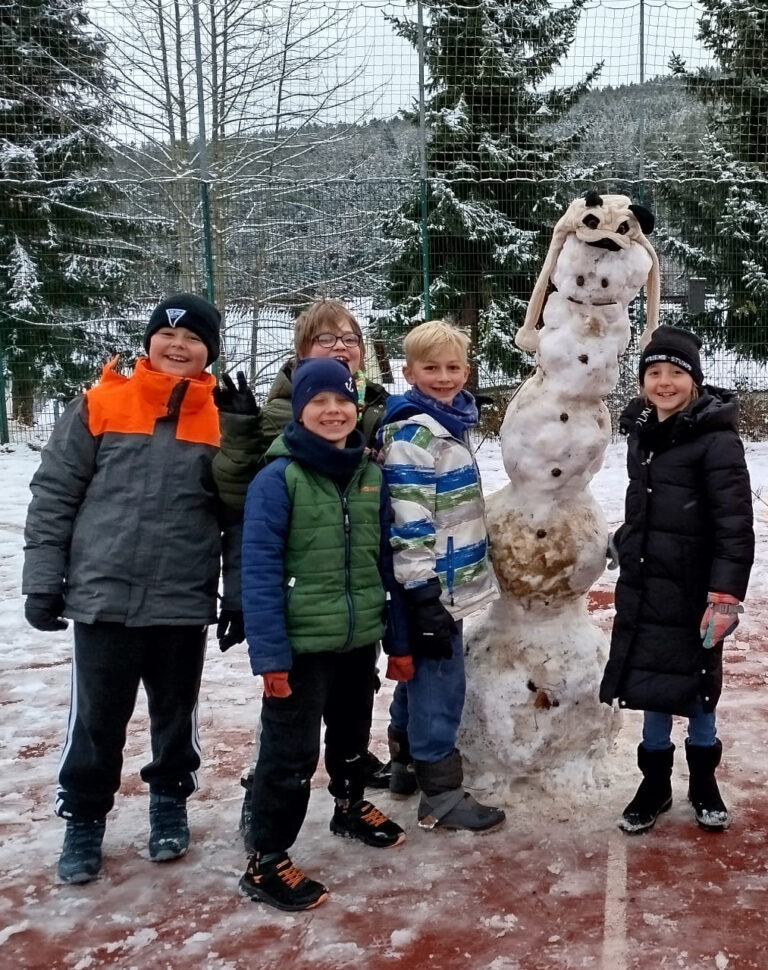 Juchee, der erste Schnee!